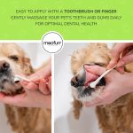 Moofurr Dental care for Dogs Easy to apply with a toothbrush or finger Gently massage your pet's teeth and gums daily For optimal dental health